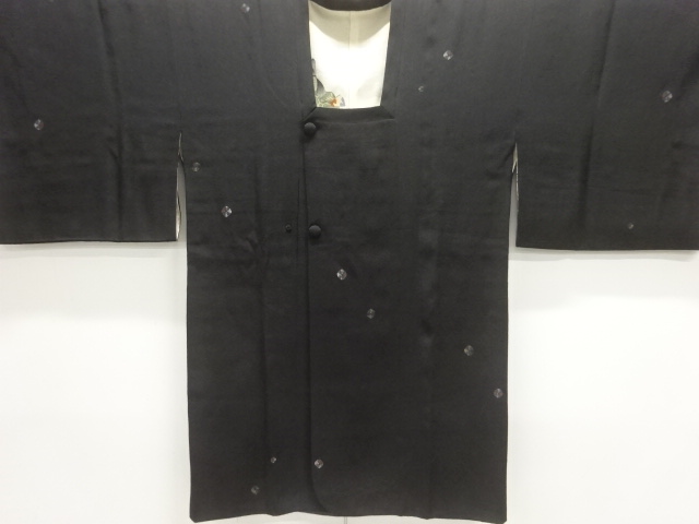 抽象模様織出し道行コート